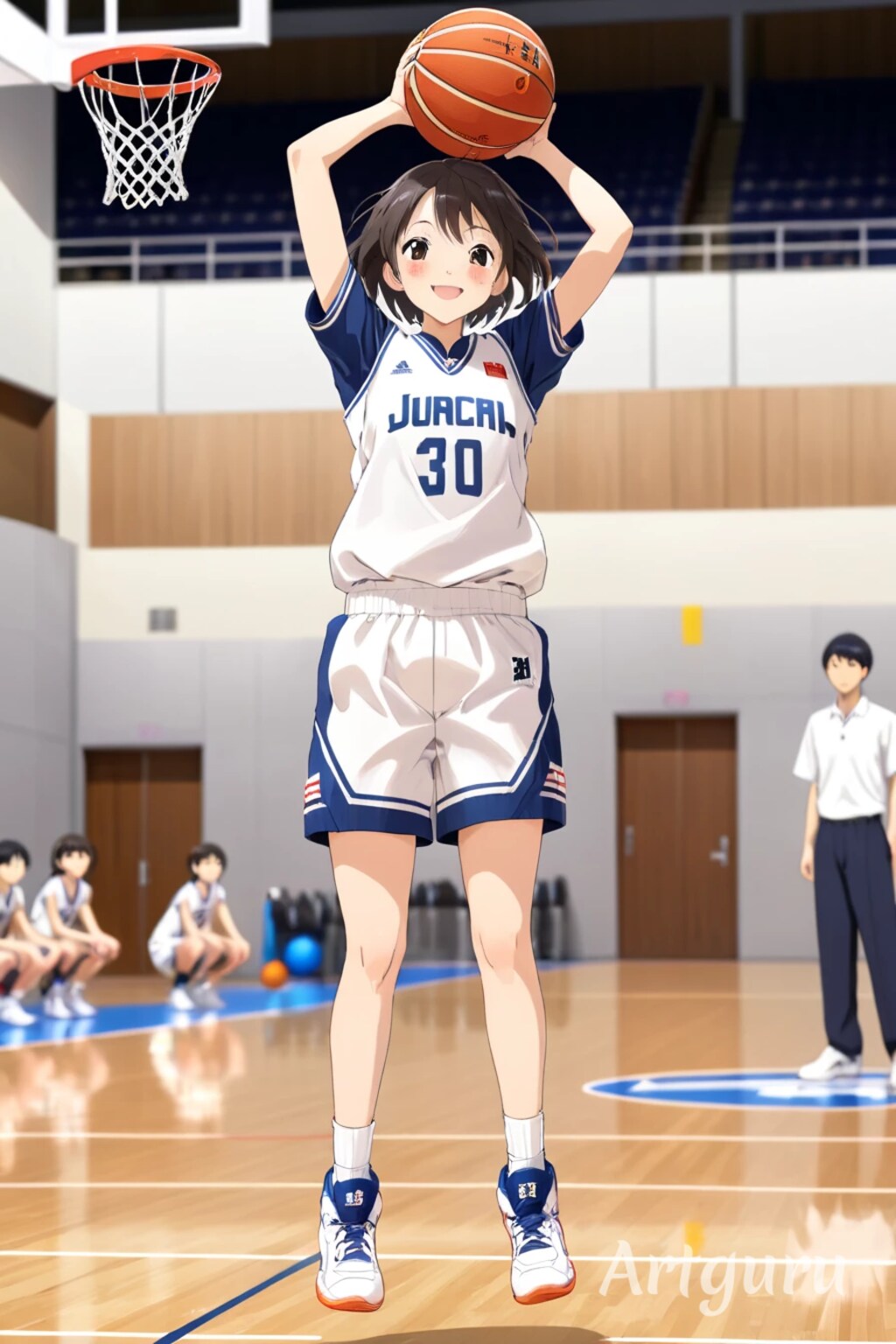 女バスのジャンプシュート（番外24）