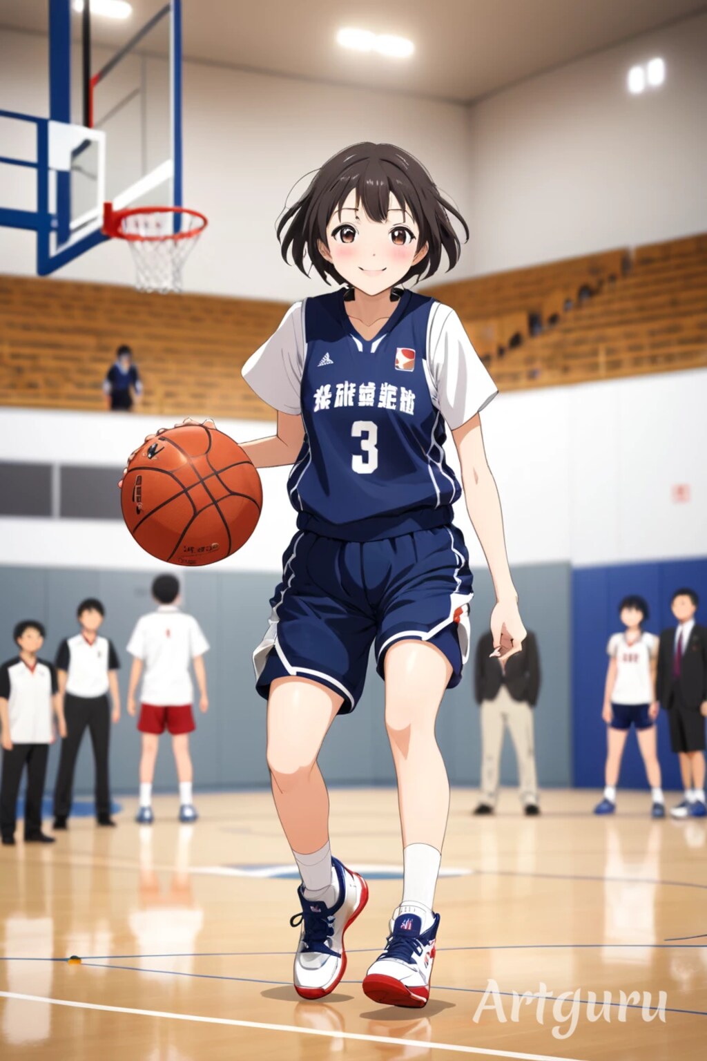 女バスのジャンプシュート（番外24）