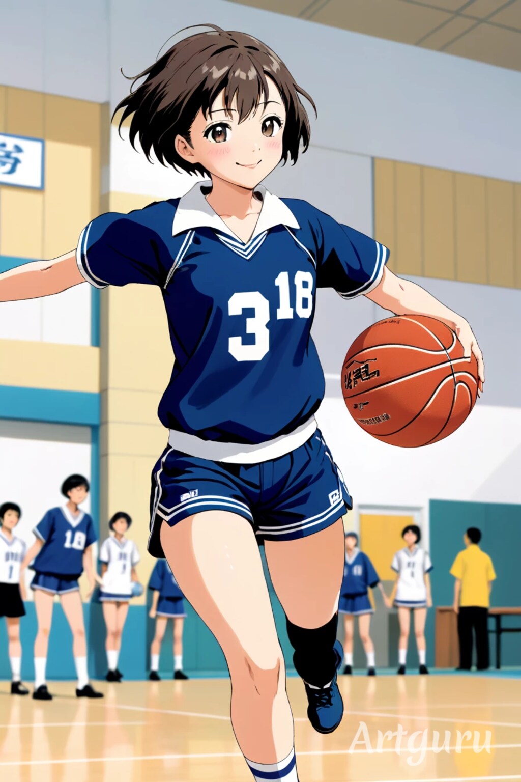 女バスのジャンプシュート（番外24）