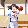 女バスのジャンプシュート（番外24） 2枚目