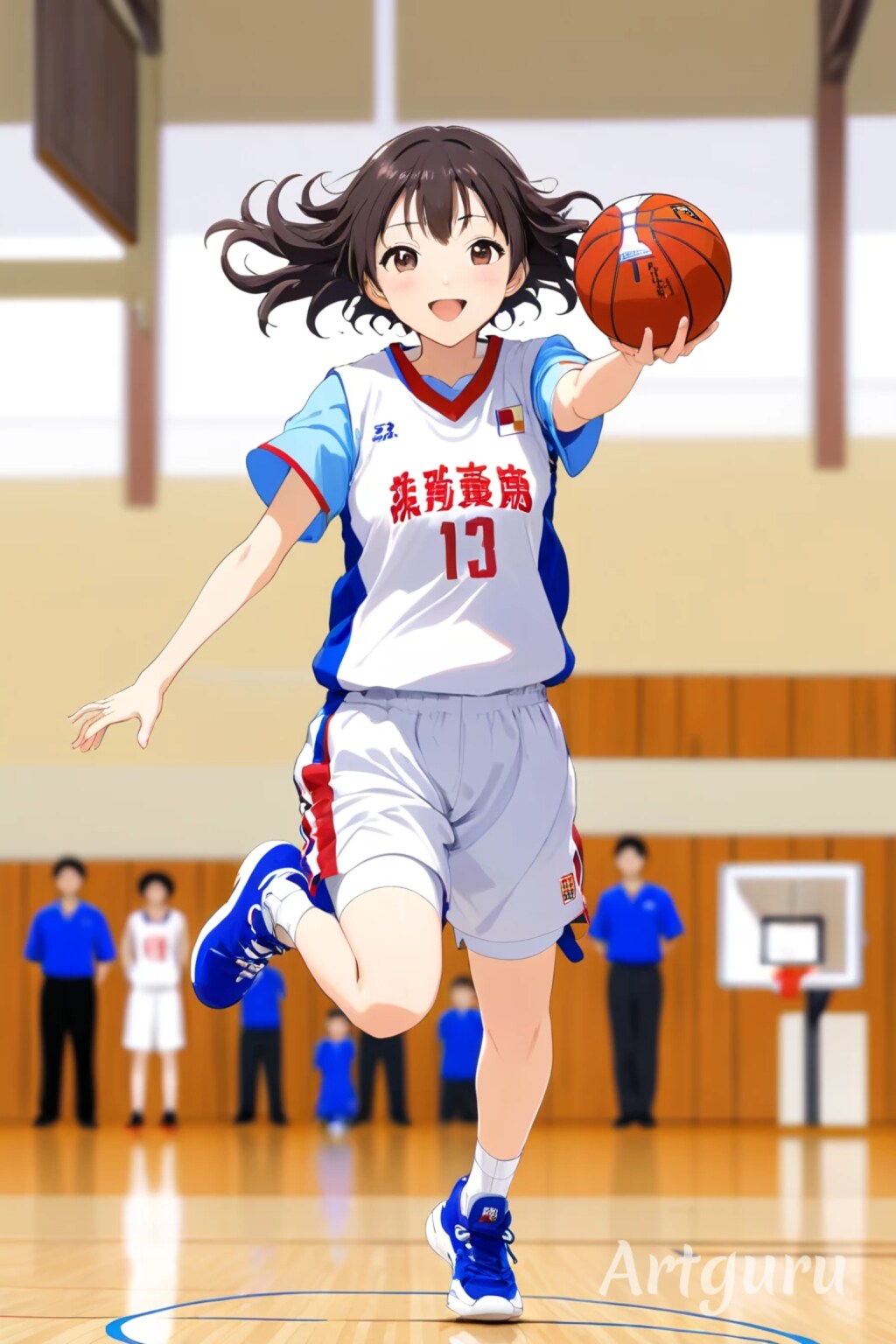 女バスのジャンプシュート（番外24）