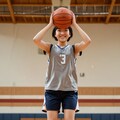 女バスのジャンプシュート（番外24） 9枚目