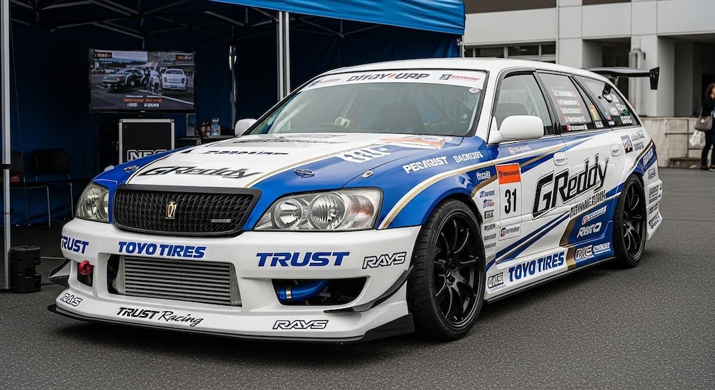 トーヨータイヤクラウンワゴンのドリ車