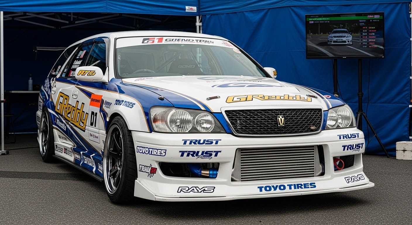 トーヨータイヤクラウンワゴンのドリ車 | の人気AIイラスト・グラビア