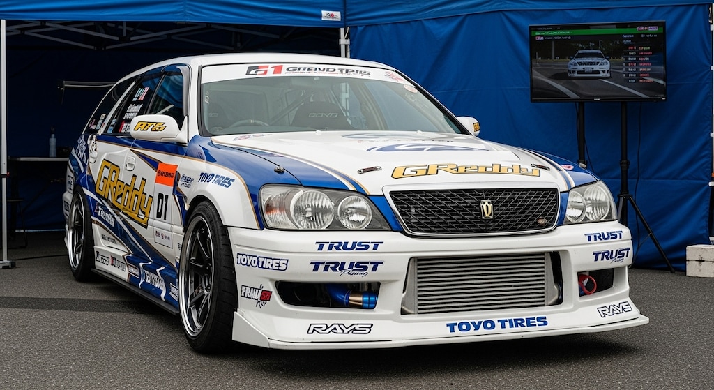 トーヨータイヤクラウンワゴンのドリ車