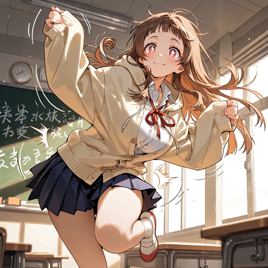 休み時間のみ元気 | の人気AIイラスト・グラビア