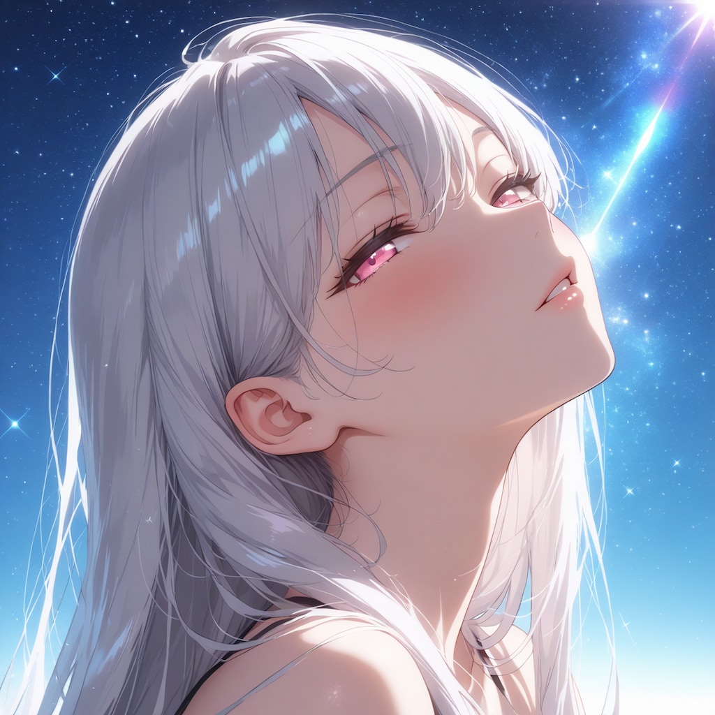 星の広がる夜に照らされて