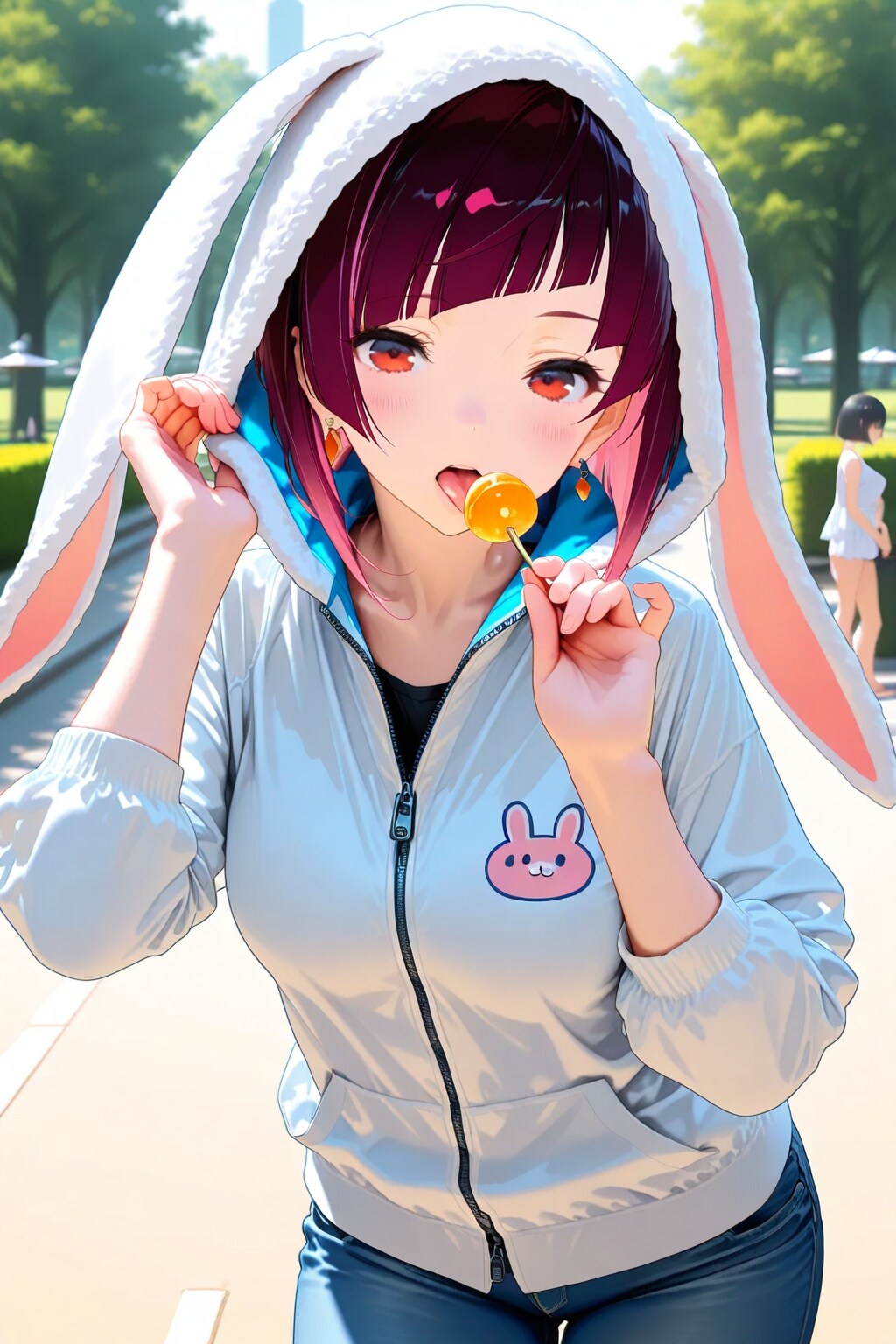 うさ耳パーカー