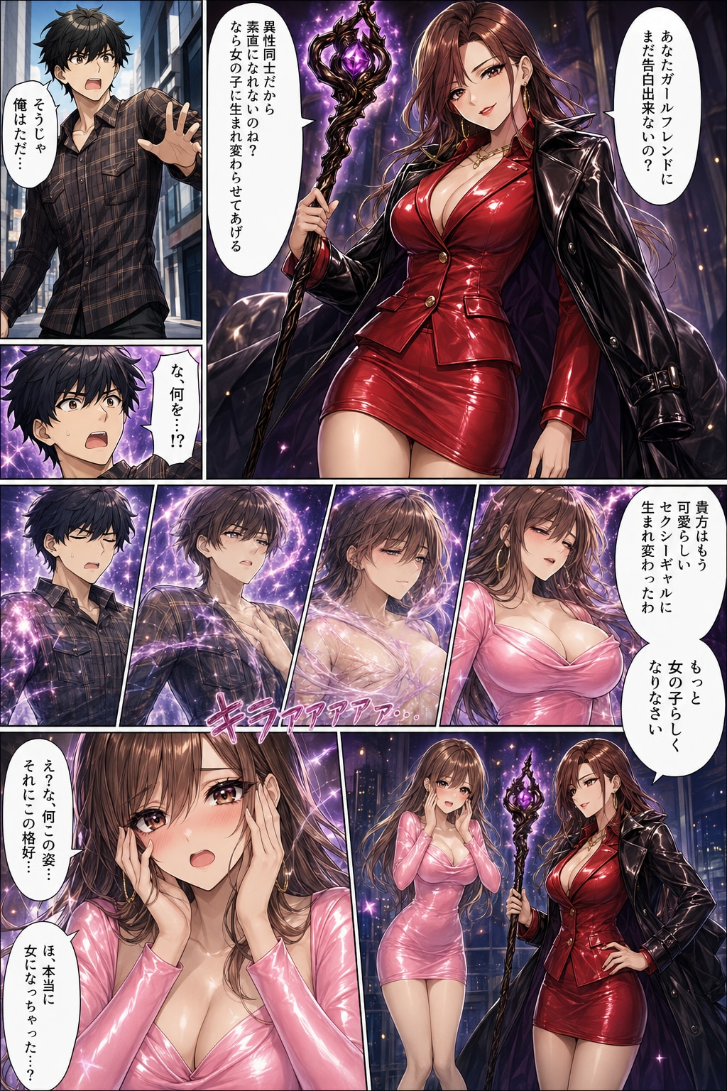 女の子に生まれ変わらされたなっちゃん