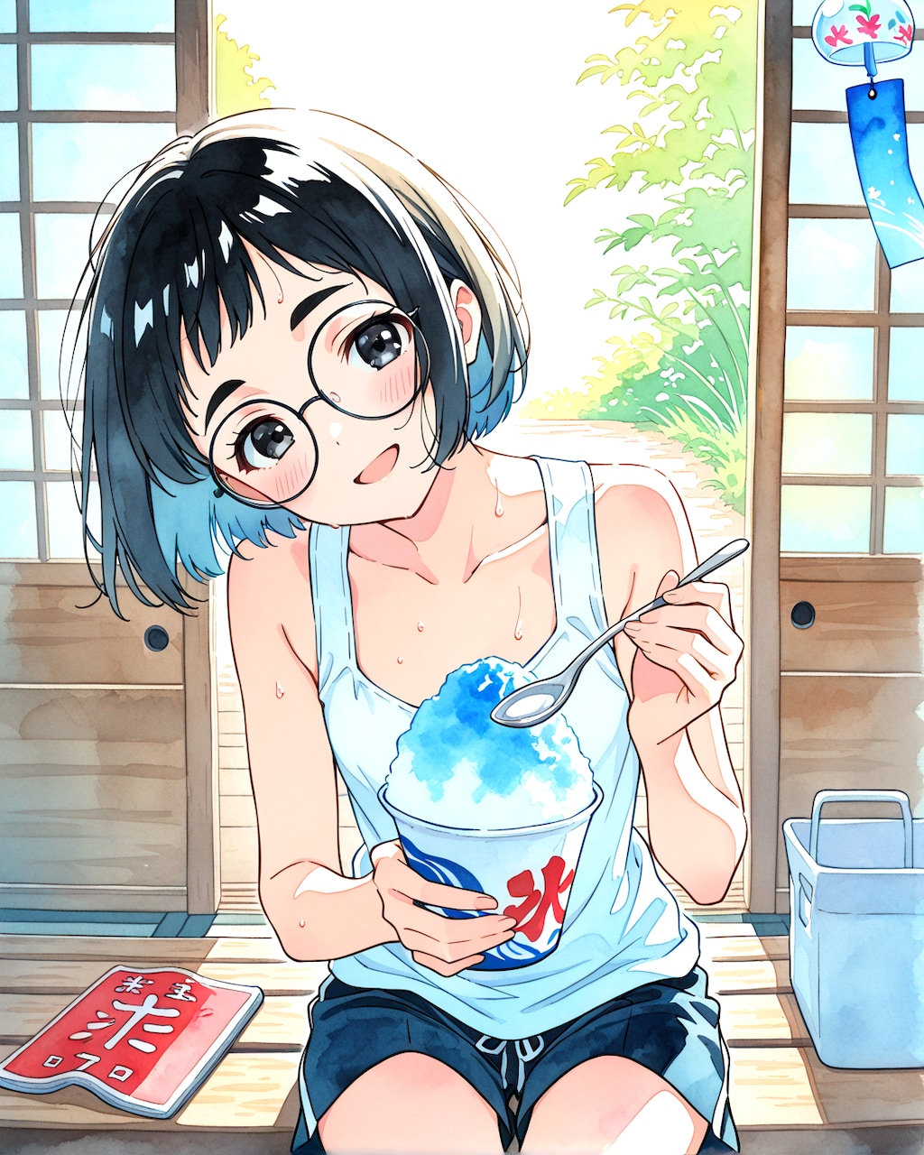 うまいのぢゃっ。ぬしも食うか？