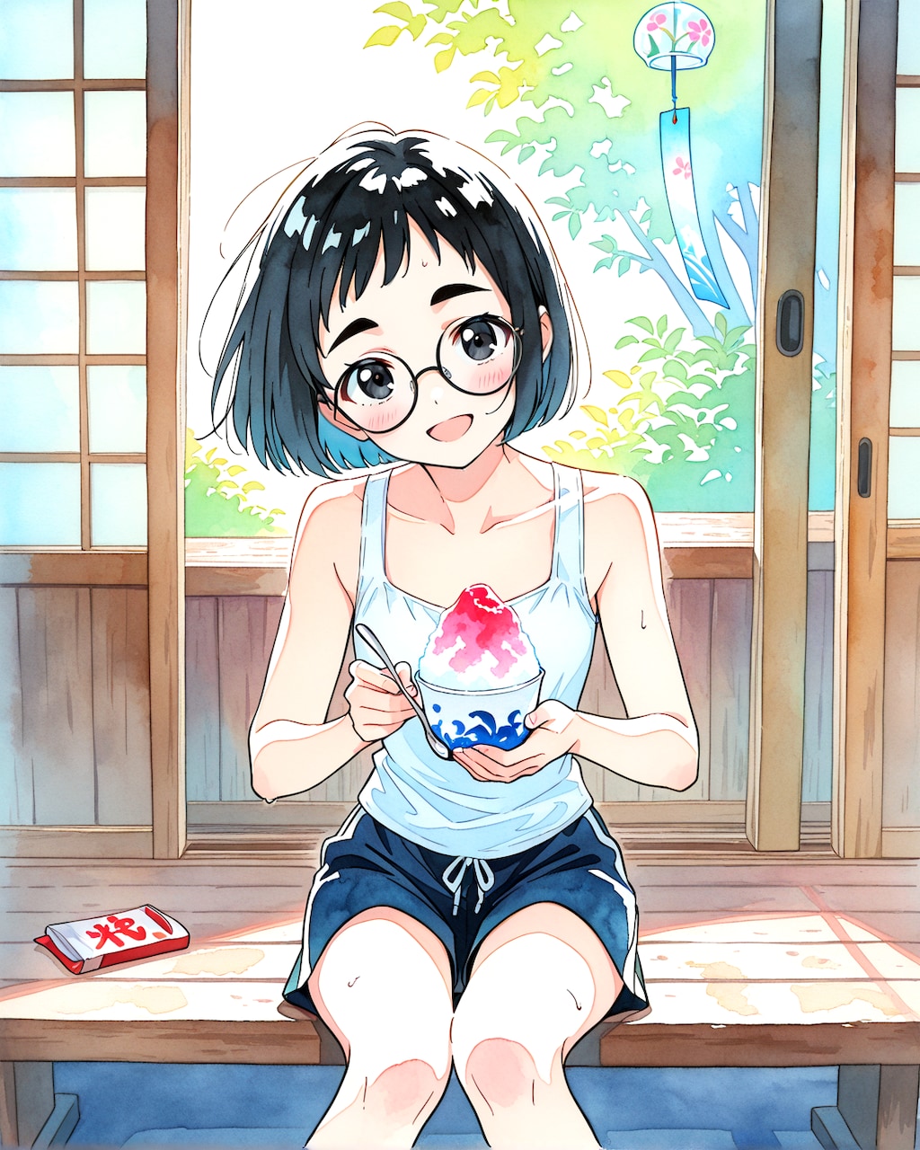 うまいのぢゃっ。ぬしも食うか？