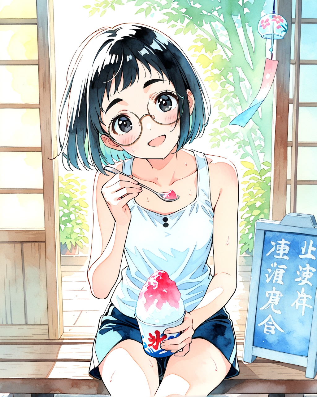 うまいのぢゃっ。ぬしも食うか？