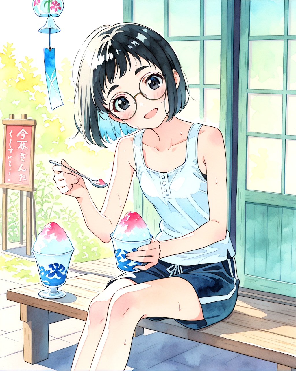 うまいのぢゃっ。ぬしも食うか？