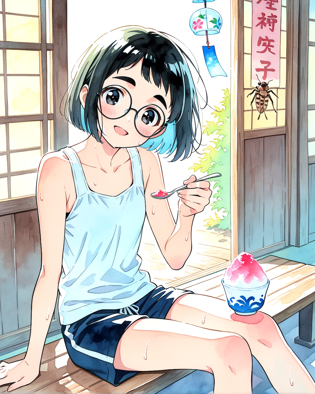 うまいのぢゃっ。ぬしも食うか？