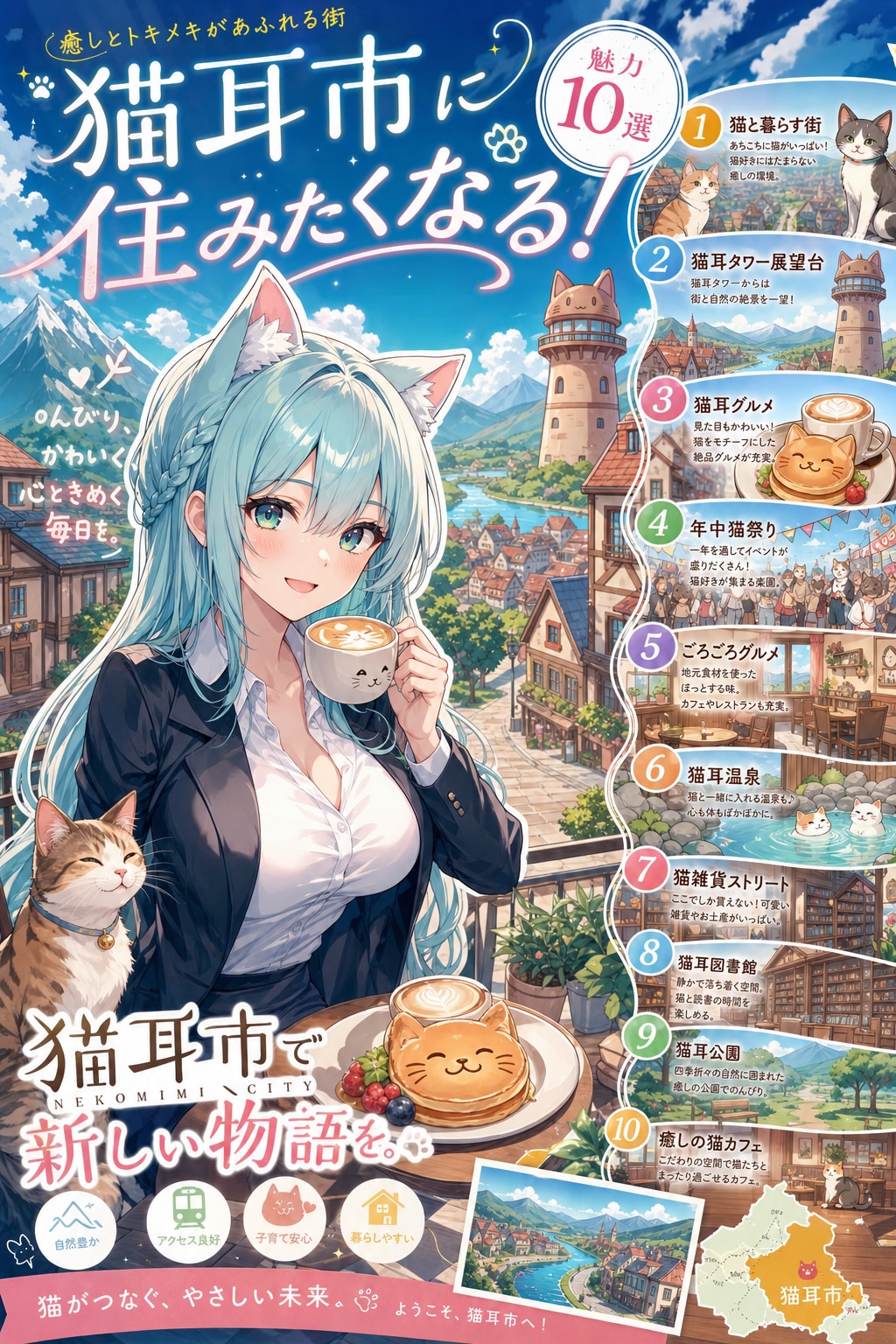 猫耳市にいらっしゃい🐱✨