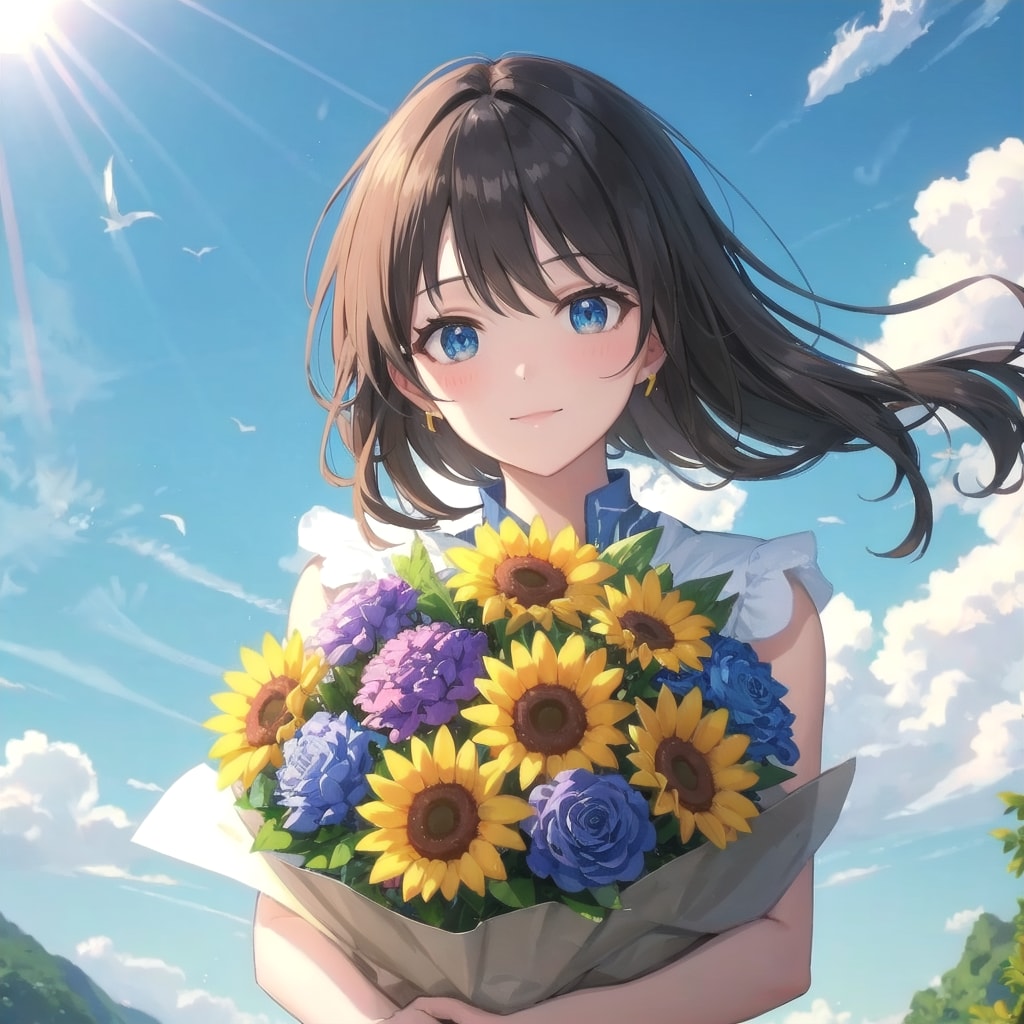 AIおまかせ花束 | の人気AIイラスト・グラビア