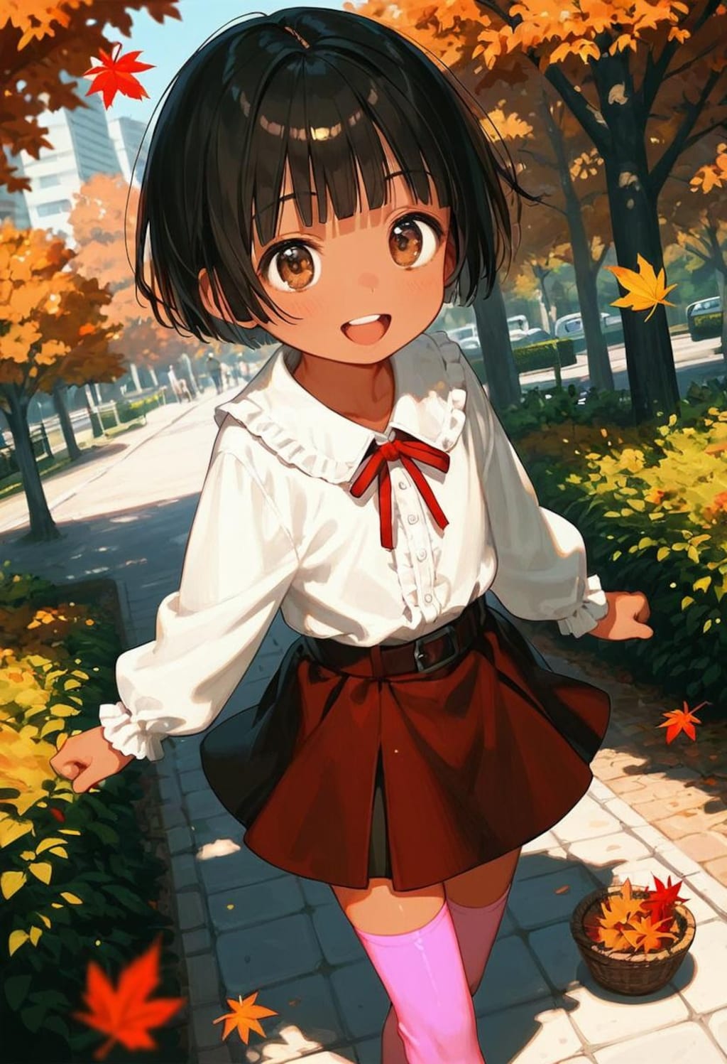 おめかしあの子普段のあの子