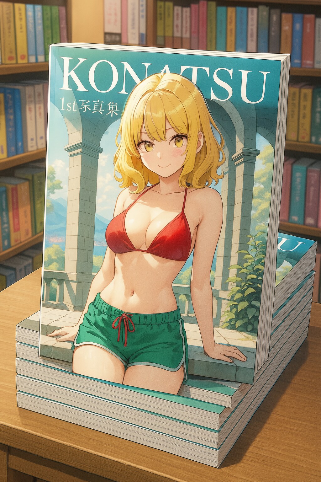 湖夏、本にされてしまう