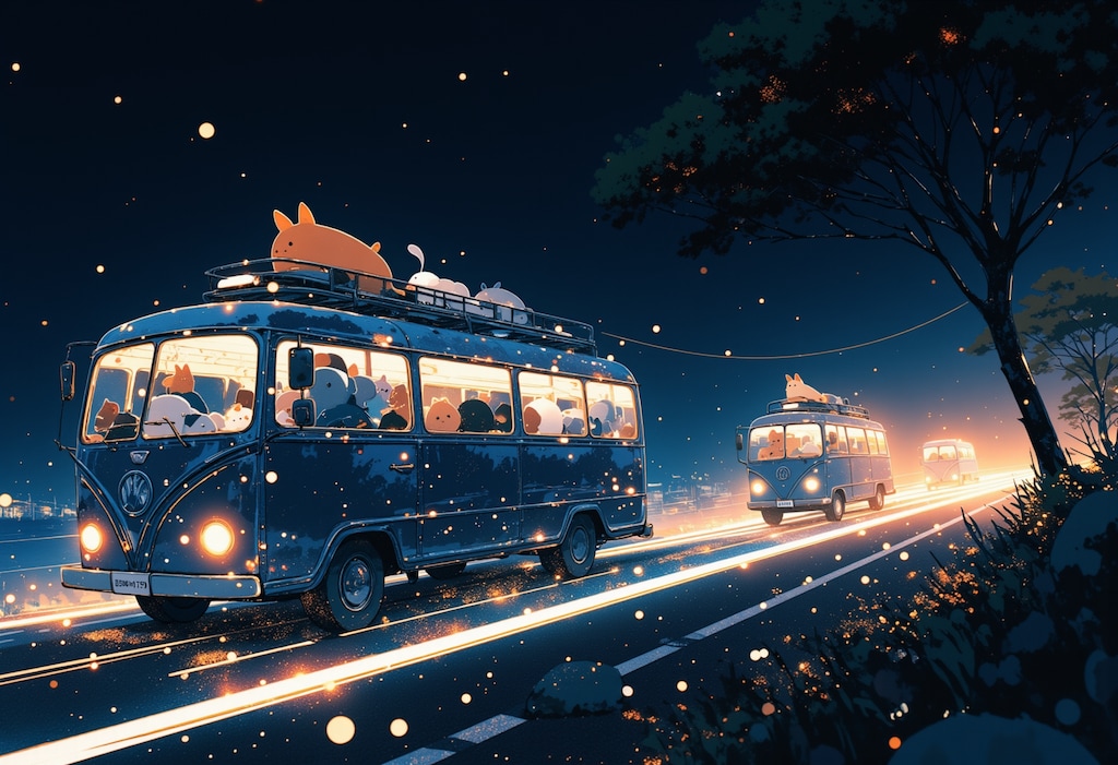動物たちの夜行バス