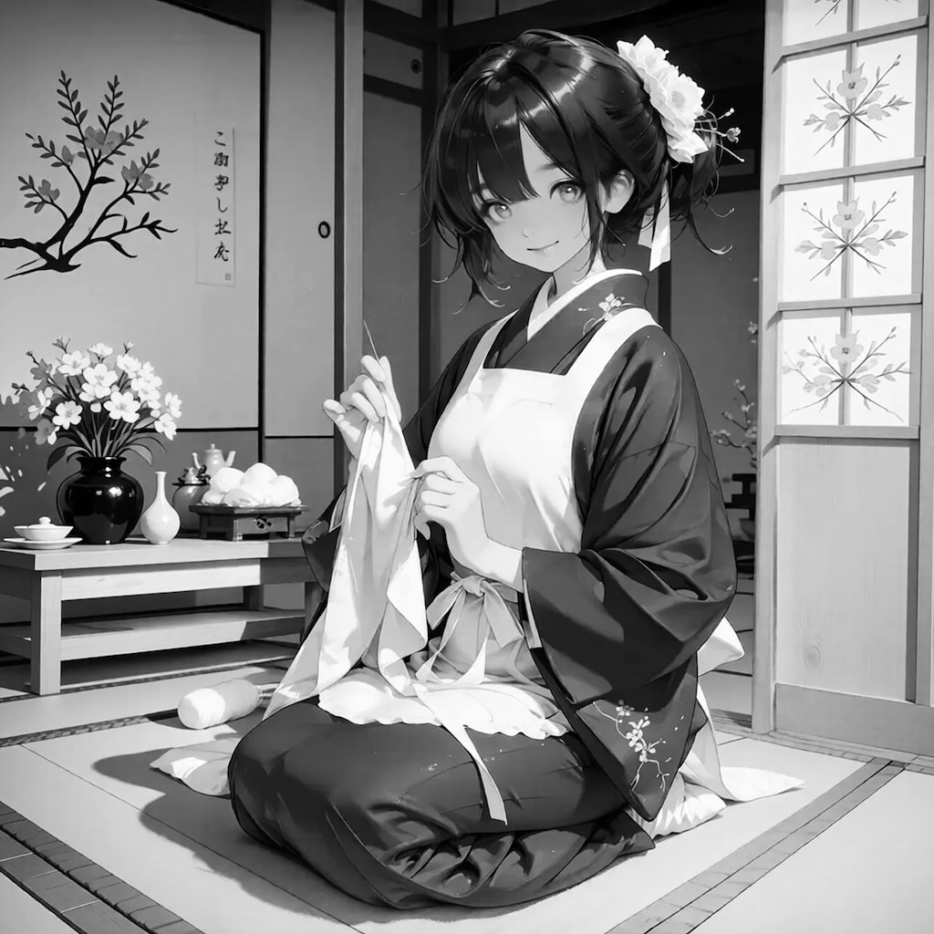 「おばあちゃんの若い頃の写真です」（ヒビ家）