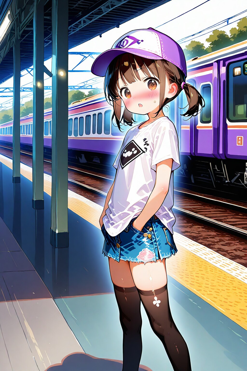 …な、何!? え!? 青白いオーラが出てる!?