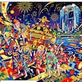 天神祭のギャル神輿 4枚目