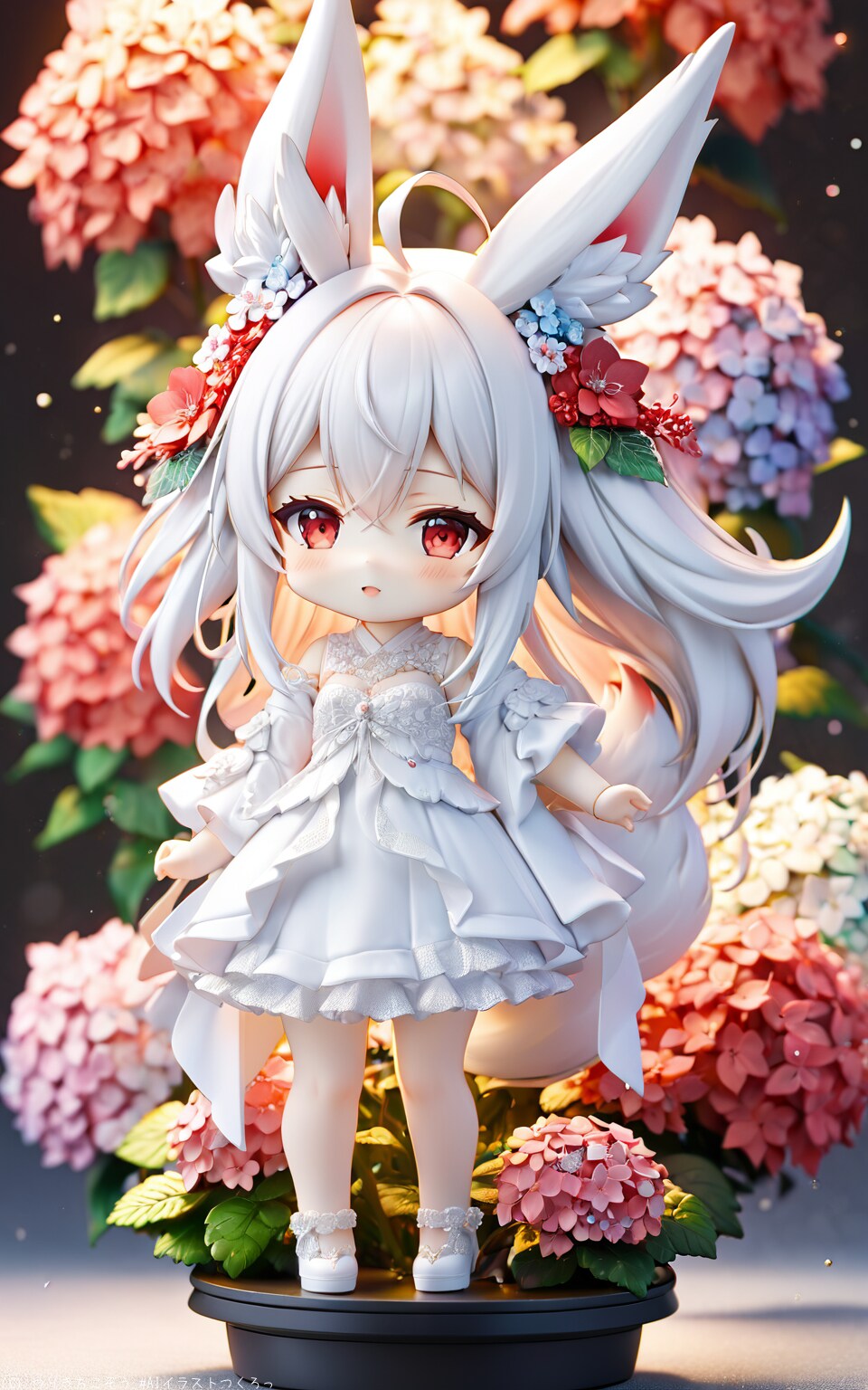 アジサイと雪音さん
