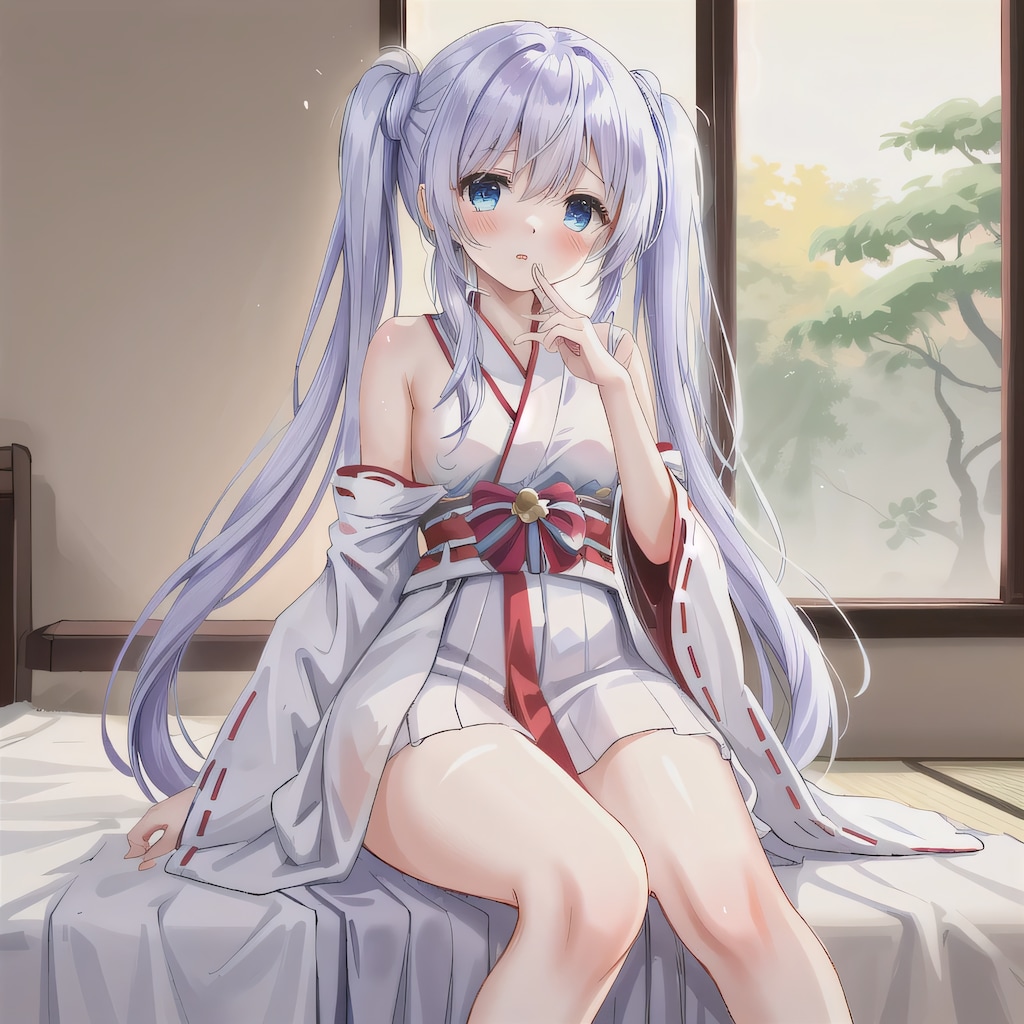 紫髪ロングの少女６