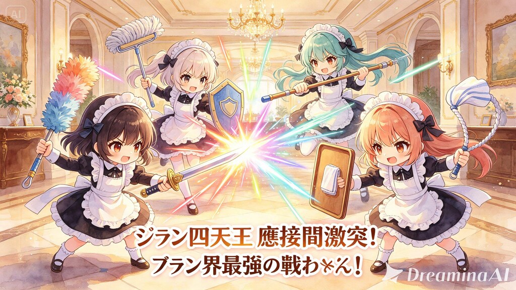 【四天王２】メイド四天王、激突！！