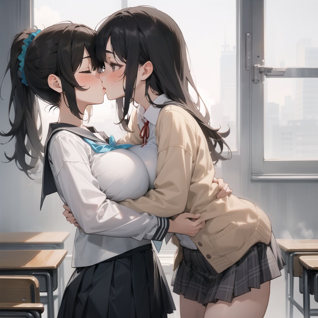 く、黒髪ロングちゃっ…んぅ🩷