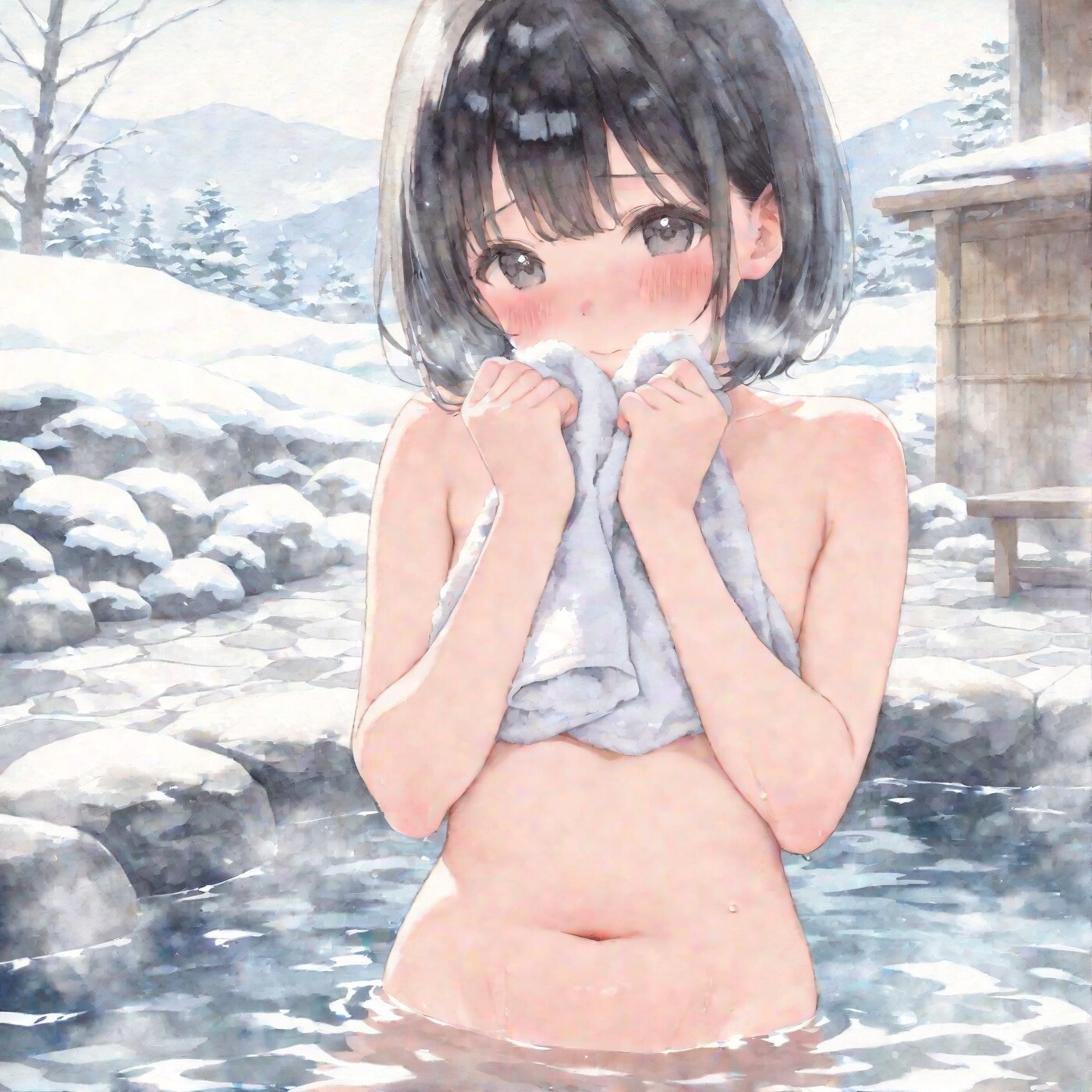 露天風呂ろく