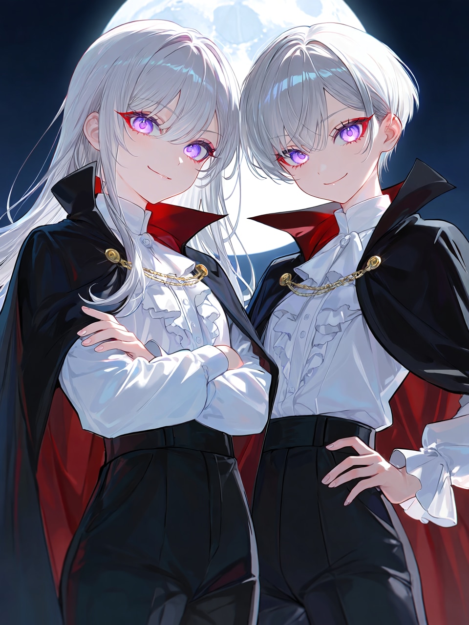 銀月に微笑う | の人気AIイラスト・グラビア
