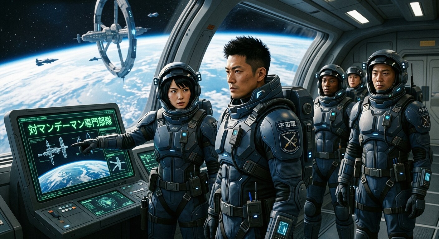 対マンデーマン専門宇宙軍 | の人気AIイラスト・グラビア