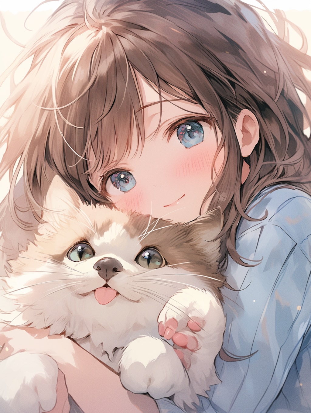 犬と女の子 dog and girl