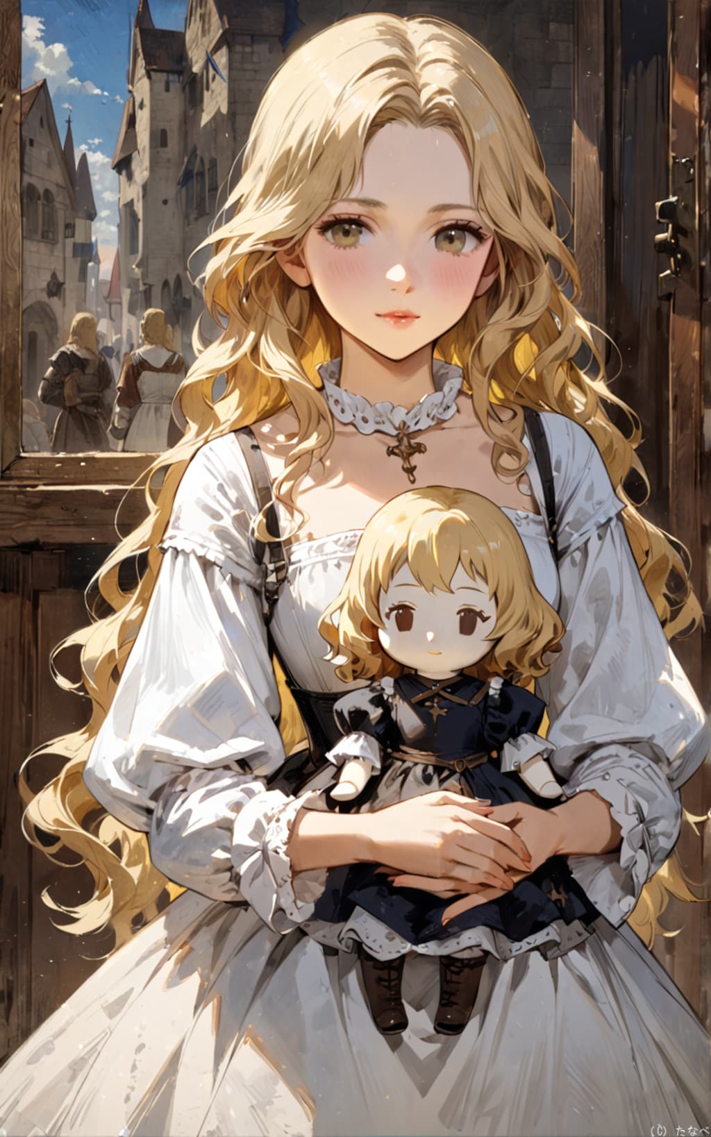 ビスクドールと女の子