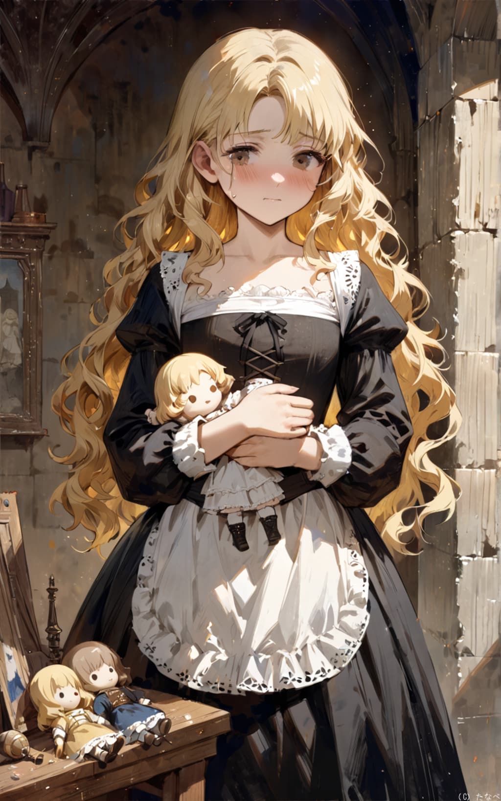 ビスクドールと女の子