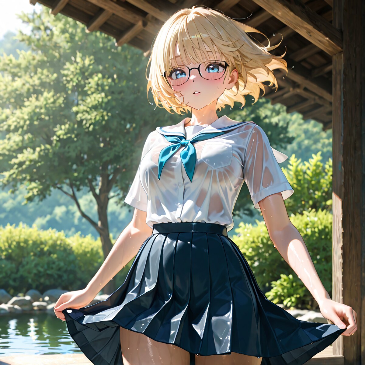 「見ちゃイヤ・・・」