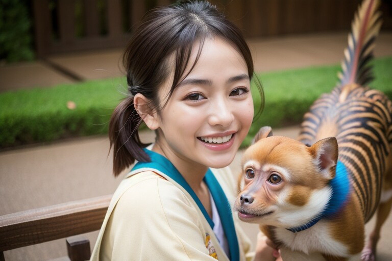 女性の桃太郎をたのむ