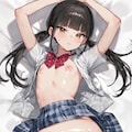 ツインテール美少女の抱き枕 2枚目