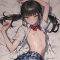 ツインテール美少女の抱き枕 4枚目