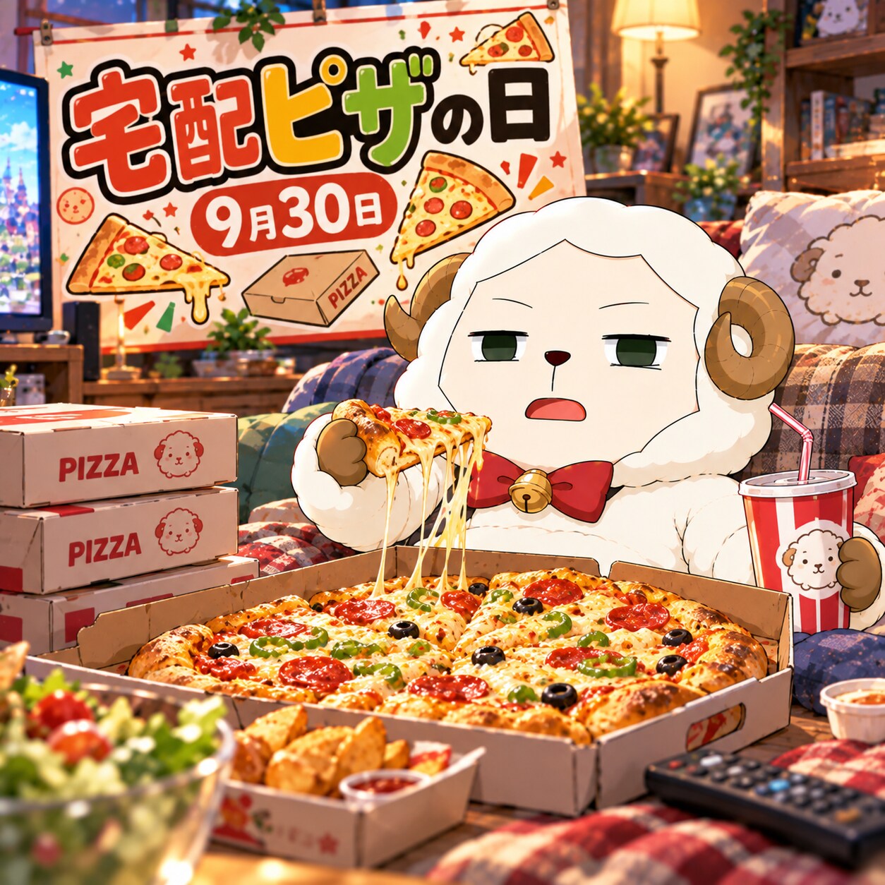 9/30 今日のヒツジ | の人気AIイラスト・グラビア