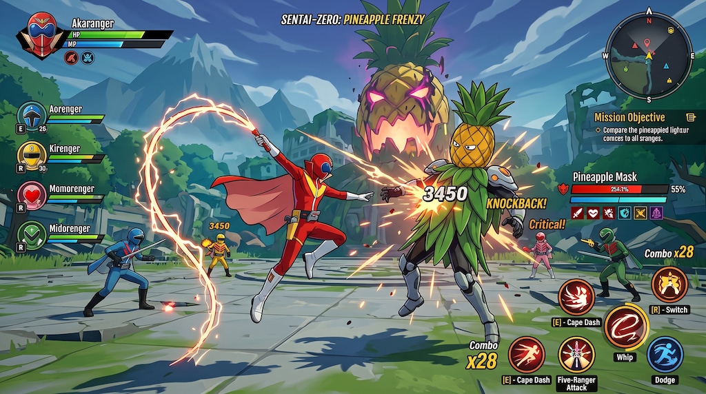 もしもゴレンジャーのゲームが現代にあったら