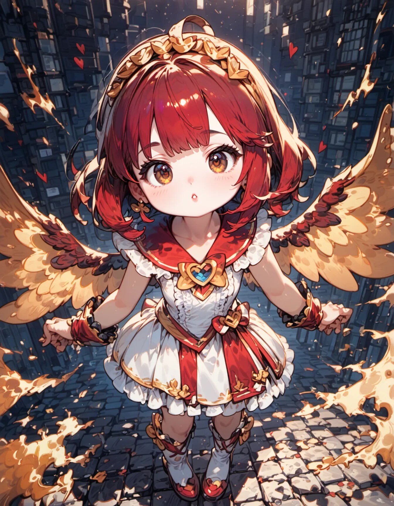 Tiny Wings of Crimson Light