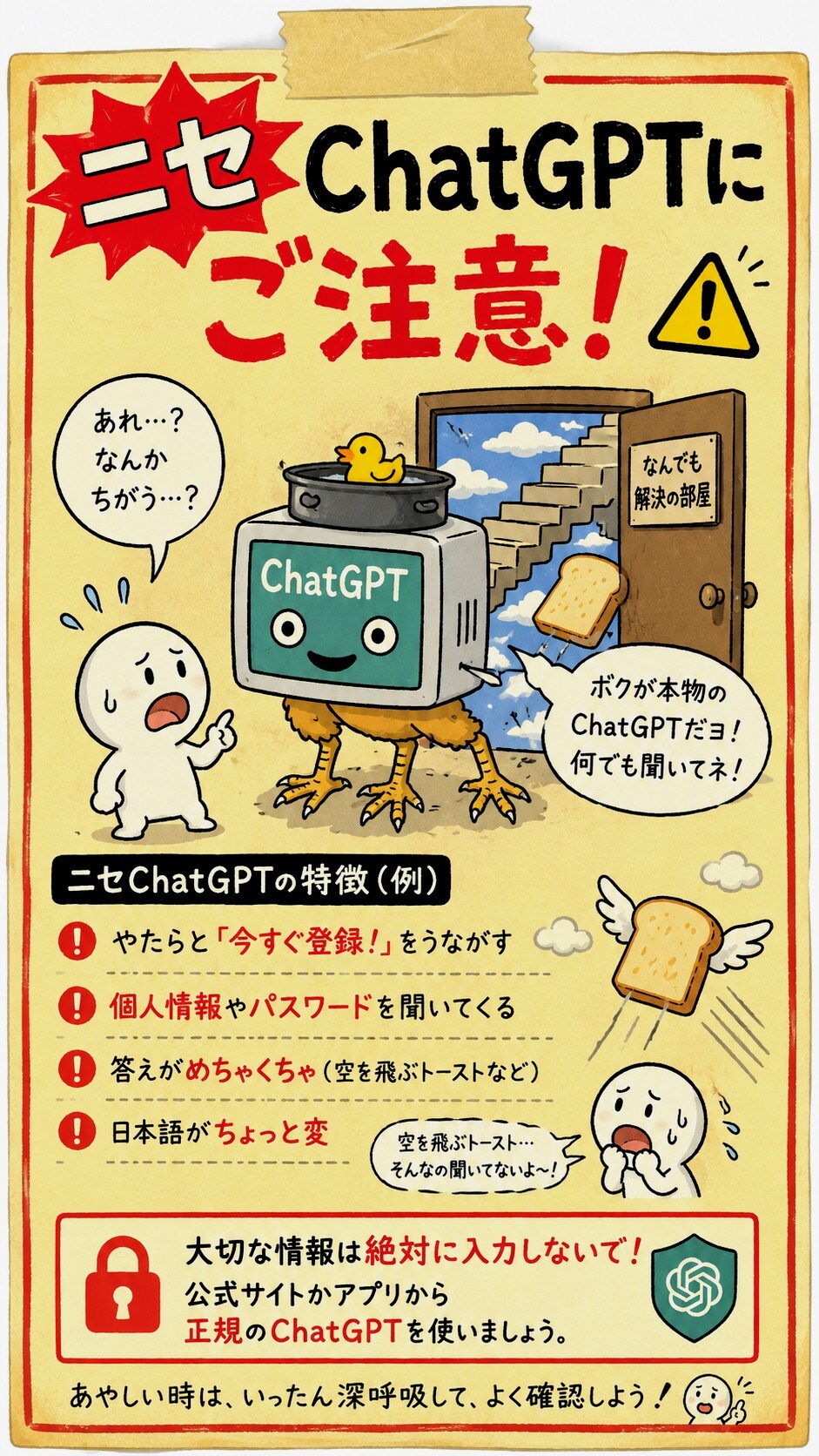 今日の貼り紙40 | の人気AIイラスト・グラビア