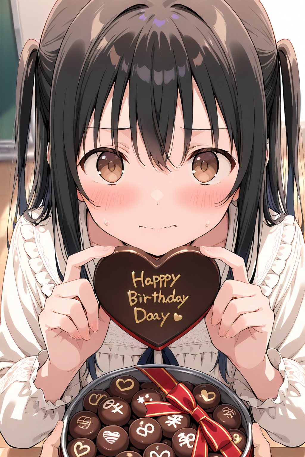 さくらちゃんとバレンタインチョコ