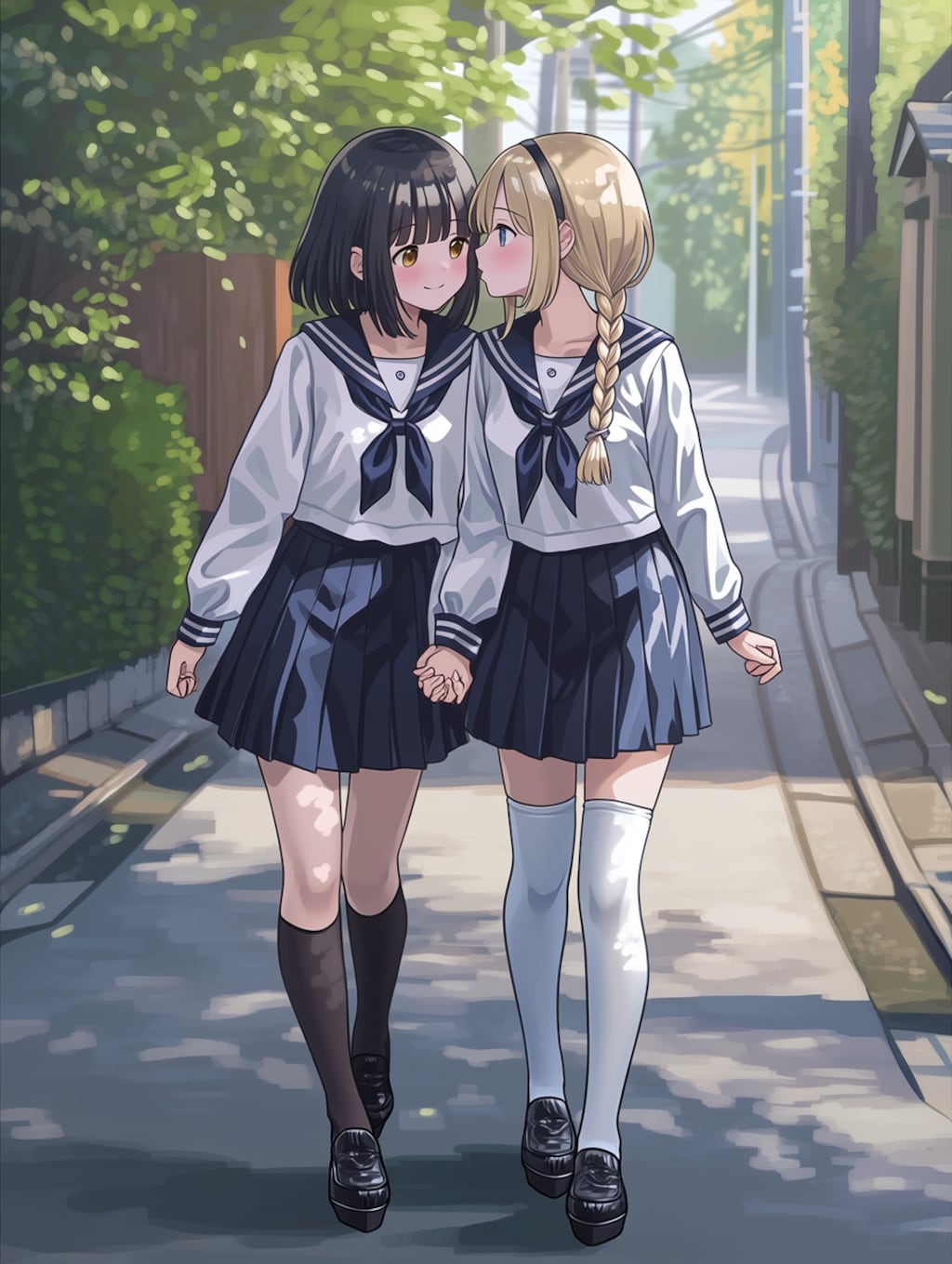 キスしたい二人のJK110