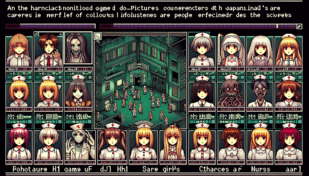 パンデミック後の医療崩壊した世界で、賢明に頑張るナース達を描いたゲーム！（数日前のをJKからナースに主人公交代ｗ）