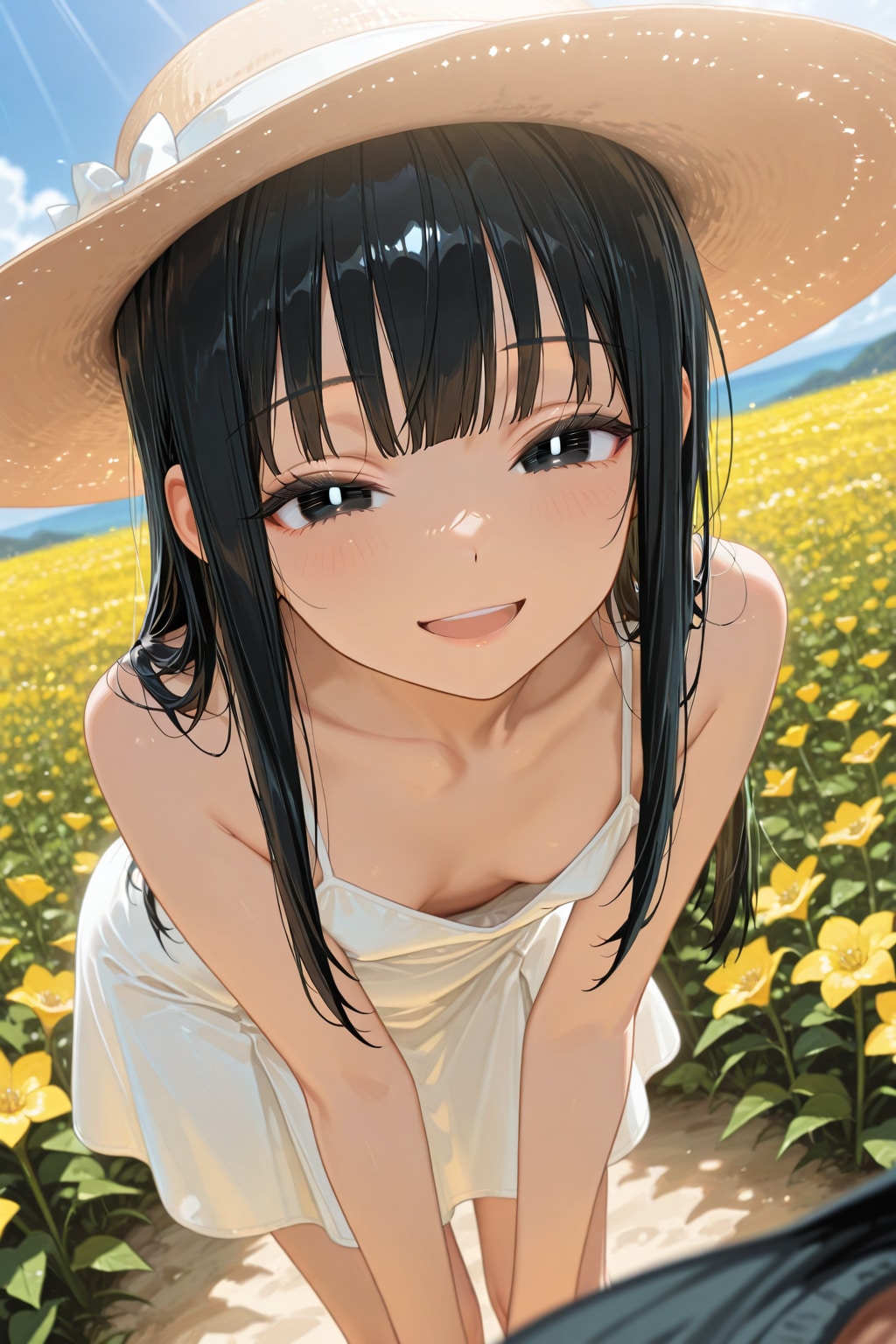 みづきと花畑でデート♡