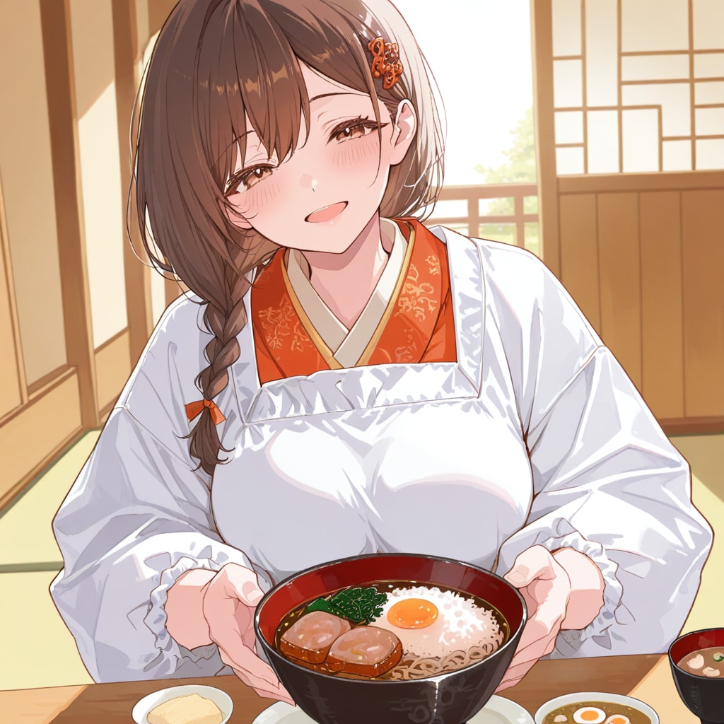 朝ごはん食べましょ。