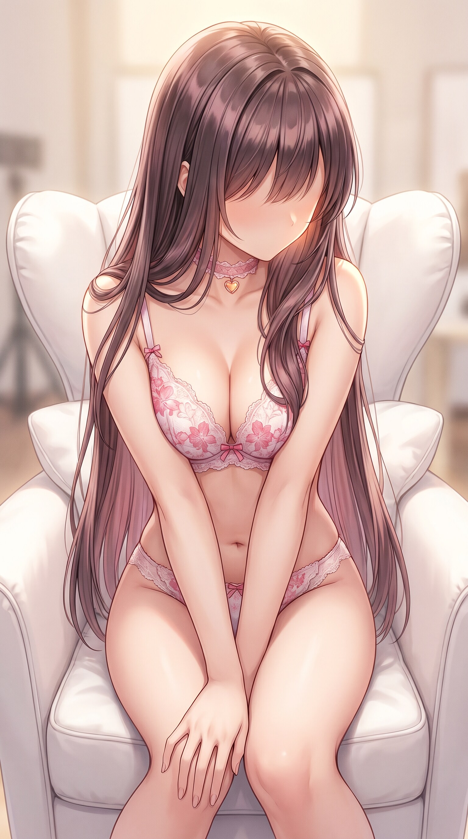 白翼椅上の緋蕾